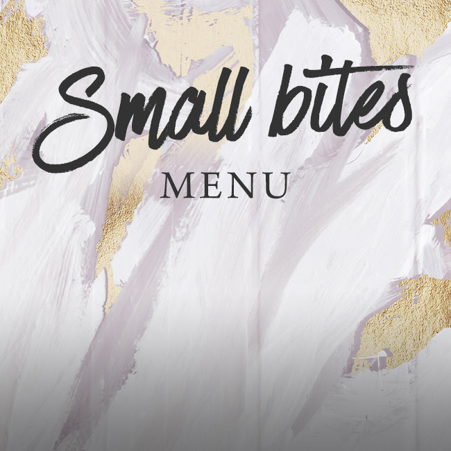 Small Bites menu at The Barnt Green Inn 